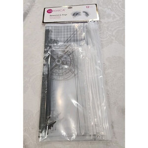MIAMICA Resealable Bags Travel 12 Pack 6 big & 6 small